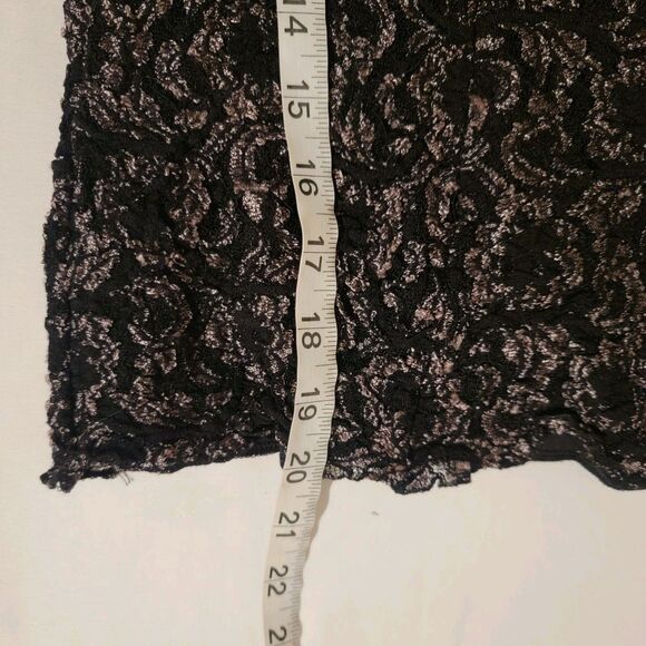 Papillon Blanc Womens Top Size XL Tank Cropped Lace Whimsigoth Dark Romance - Picture 6 of 7